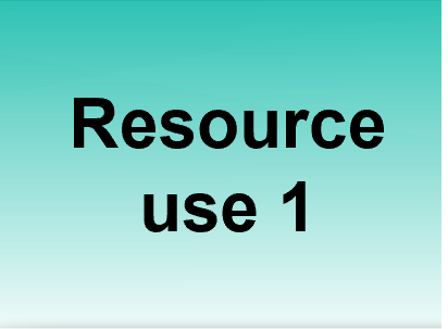 Resource use (primary  production)